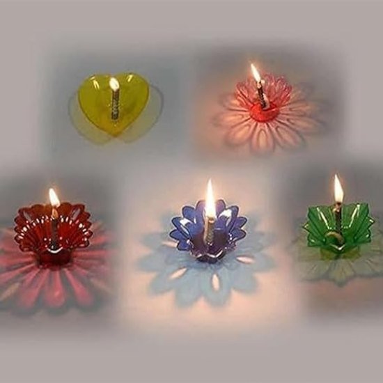 3D Reflection Diyas 12 Pcs Home Improvement