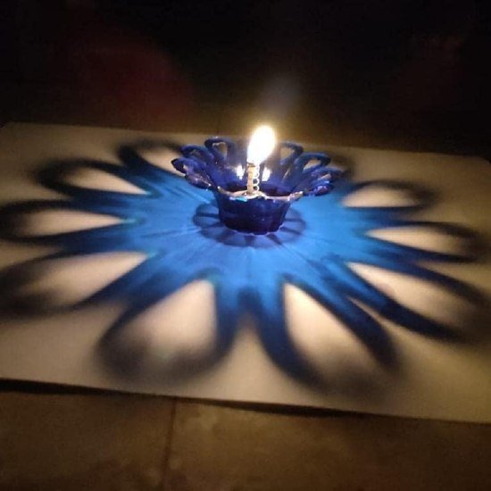 3D Reflection Diyas 12 Pcs Home Improvement