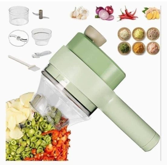 4 In 1 Electric Vegetable Cutter Kitchenware