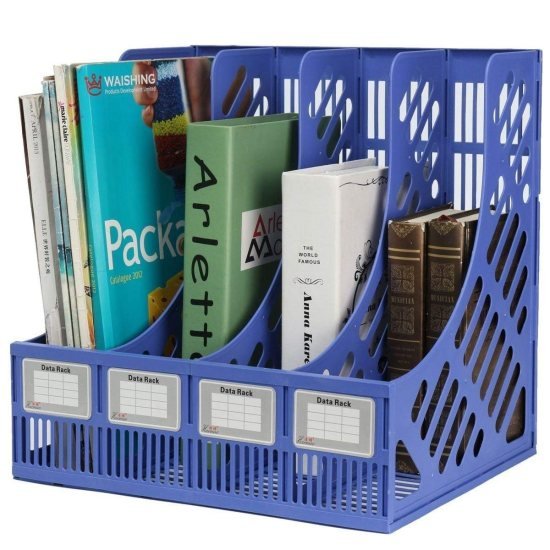 4 Tier File Holder 4 Section File Plate Office & Stationery