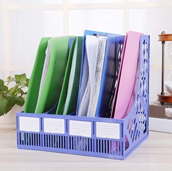 4 Tier File Holder 4 Section File Plate Office & Stationery