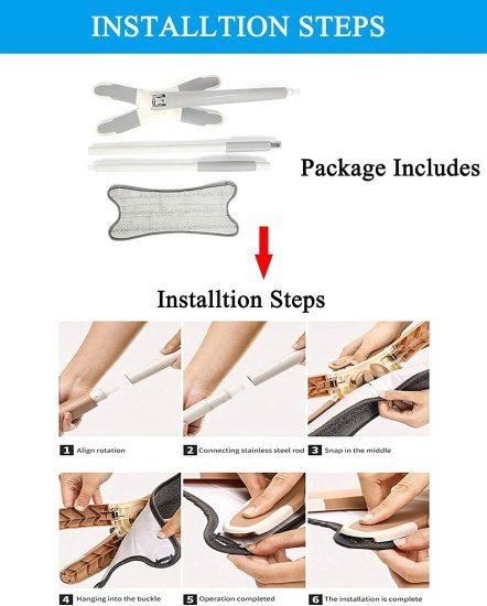 X Mop Microfiber Mop for Floor Cleaning Cleaning Accessories