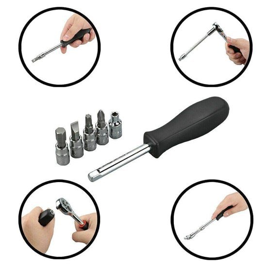 46 in 1 Tool Kit Socket Set Automotive