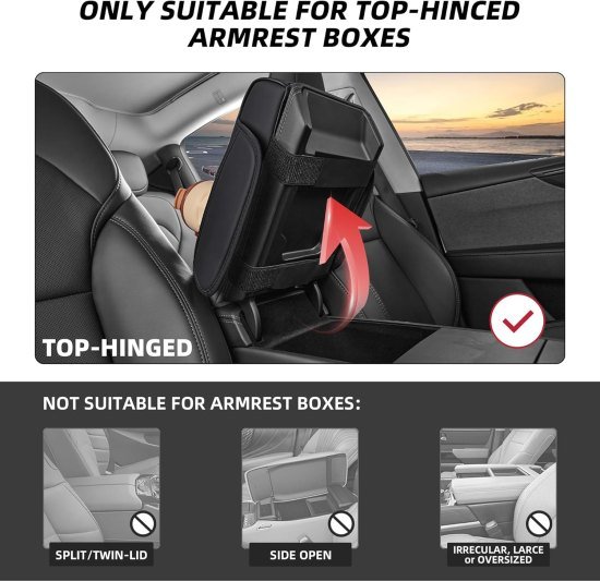 5 In 1 Car Arm Rest Cushion Outdoor