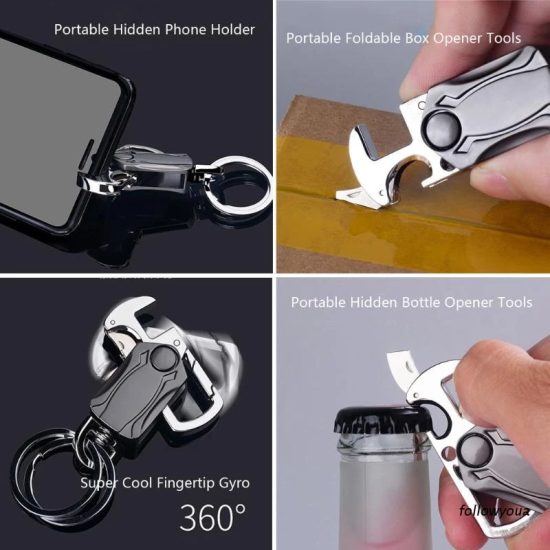 5 In 1 Keychain Spinner Office & Stationery