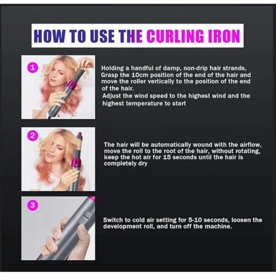 5 in 1 Multifunctional Hair Dryer Styling Tool Personal Care