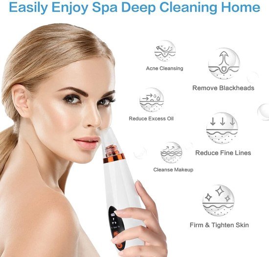 6 In 1 Derma Suction blackhead remover machine Personal Care