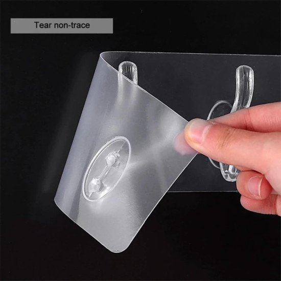 6 Pcs Self Adhesive Hook Sticker Home Improvement