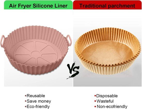 Air Fryer Silicone Pot 1pcs Kitchenware