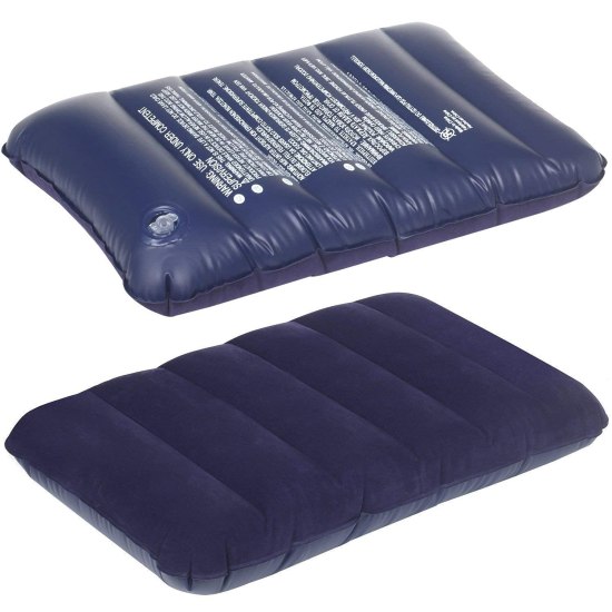 Air Inflammable Velvet Travel Pillow   Neck Pillow  Intex Pillow 