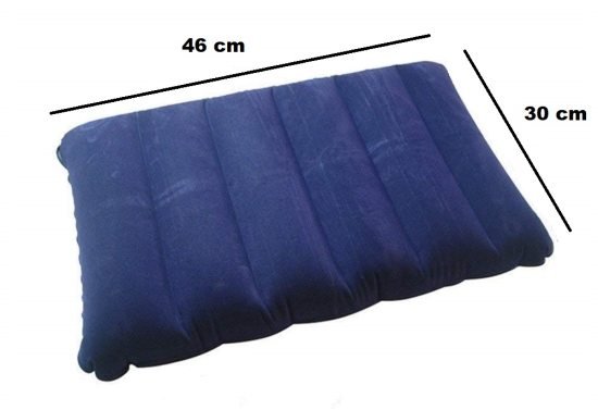 Air Inflammable Velvet Travel Pillow   Neck Pillow  Intex Pillow Personal Care