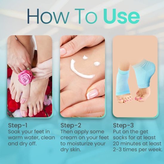 Ankle Gel Socks Half Heel Personal Care