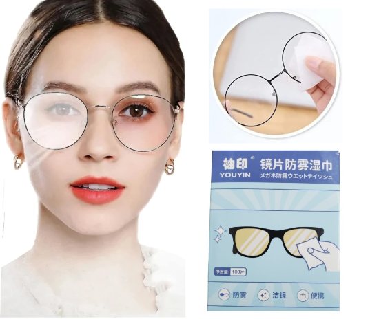 Anti Fog Wipes 100 Pcs 