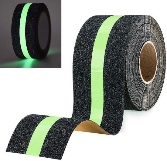 Anti Slip Glow Tape 5cmX5mtr Home Improvement