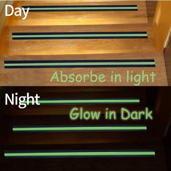 Anti Slip Glow Tape 5cmX5mtr Home Improvement