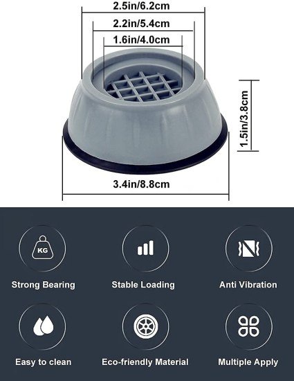  Anti Vibration Pad With BOX Set Of 4 pcs Home Improvement