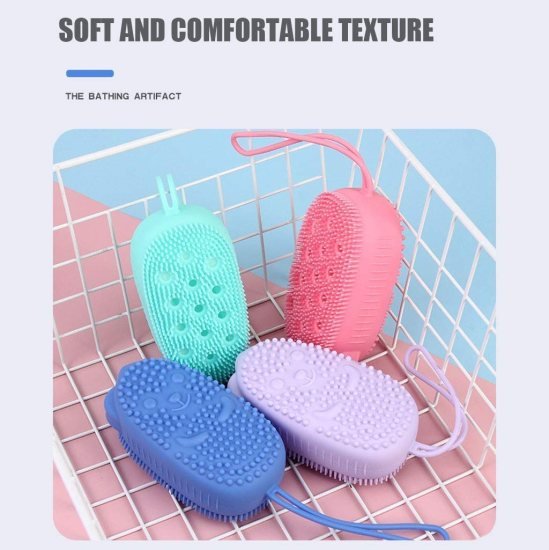  Bath Brush Silicone body scrubber Brush Personal Care