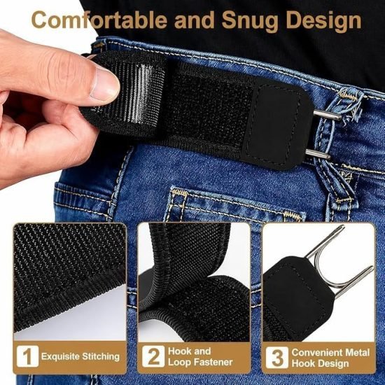 Buckleless Elastic Belt Hook Personal Care