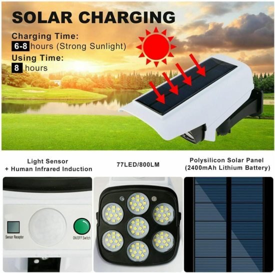 Camera Shape Solar Light Outdoor