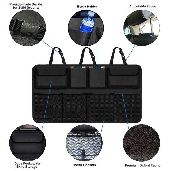 Car Backseat Trunk Organizer Automotive