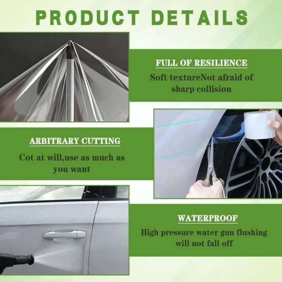 Car Scratch Protection Tape Transparent Outdoor