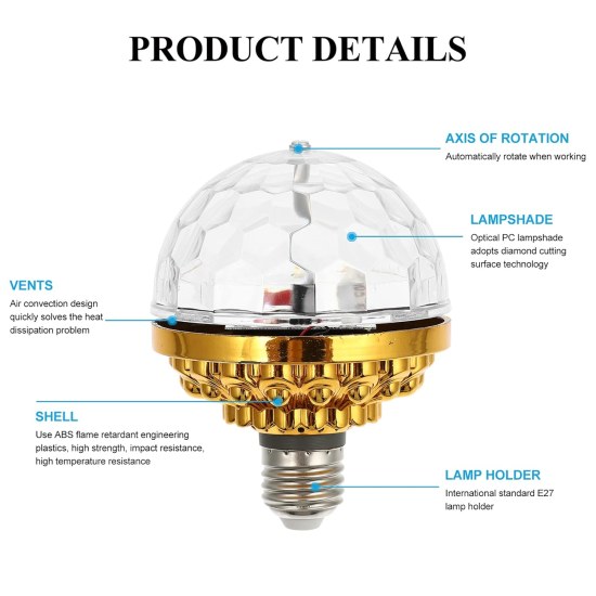 Colour Rotation Lamp Home Improvement