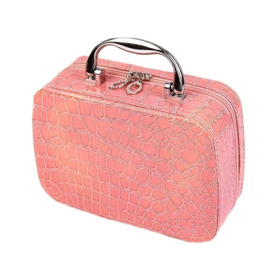 Pink Cosmetic Case Makeup Storage Box cosmetic Bags