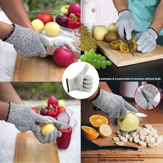 Cut Resistant Gloves for Hand Safety Personal Care