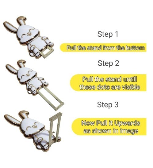 Cute Rabbit Mobile Stand Mobile Accessories