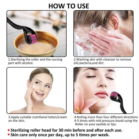 Derma Roller Face Acne Scars Remover Beauty Products