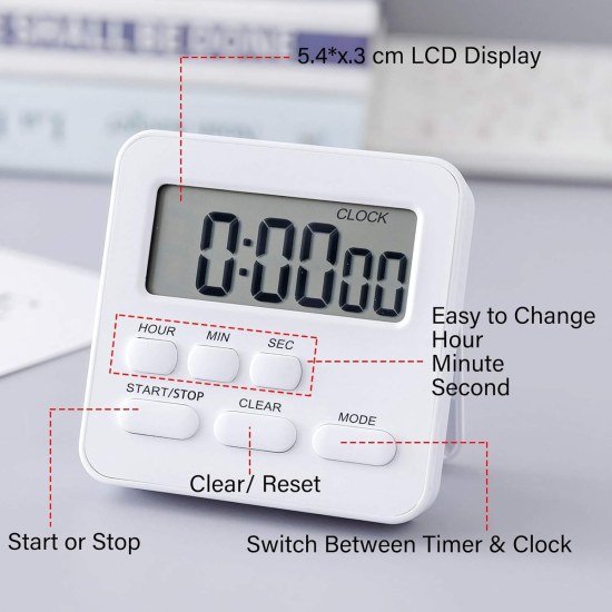 Digital Kitchen Timer Alarm Clock Home Improvement