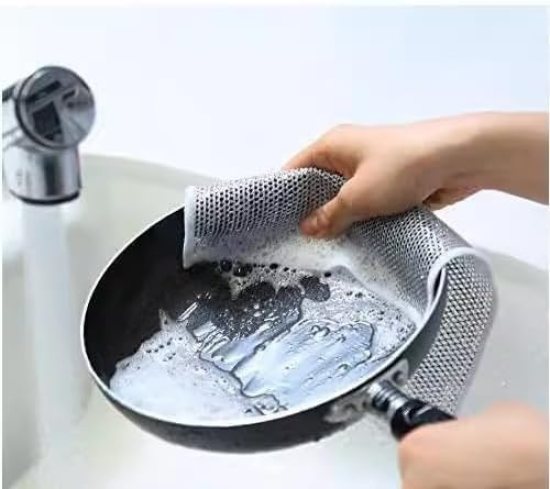 Dish Washer steel Cloth Cleaning Accessories