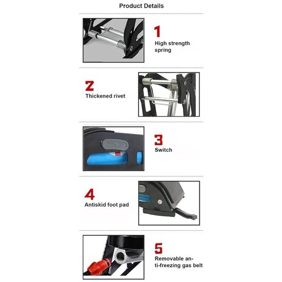 Double Barrel Foot Pump Automotive