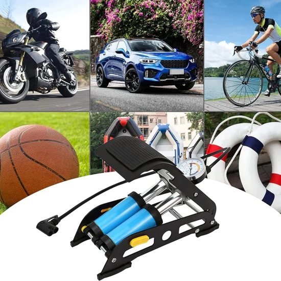Double Barrel Foot Pump Automotive