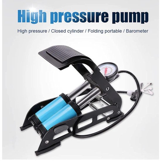 Double Barrel Foot Pump Automotive