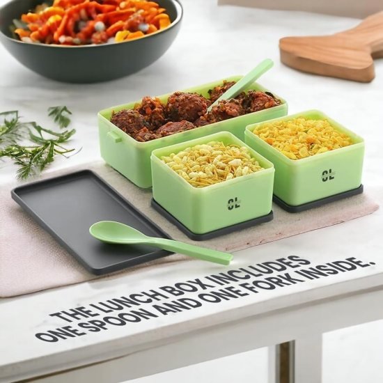 Double Decker Lunch Box Automotive