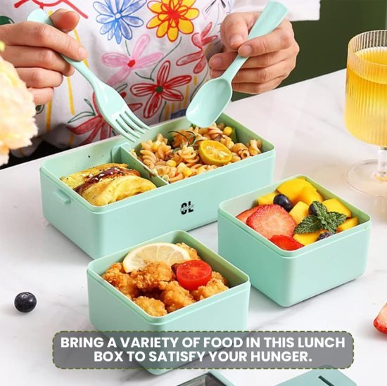 Double Decker Lunch Box Automotive