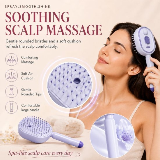 Electric Spray Air Cushion Massage Comb Personal Care