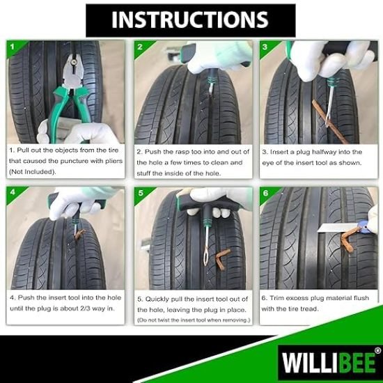 Emergency Car Puncture Kit Automotive