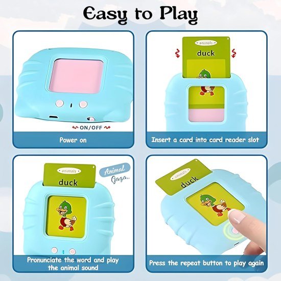 English Talking Flash Cards Education Game Toys