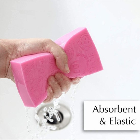 Bath Scrubber Sponge For Shower Cleaning Accessories