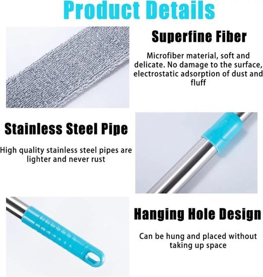 Flat Flexible Gap Cleaning Mop Cleaning Accessories