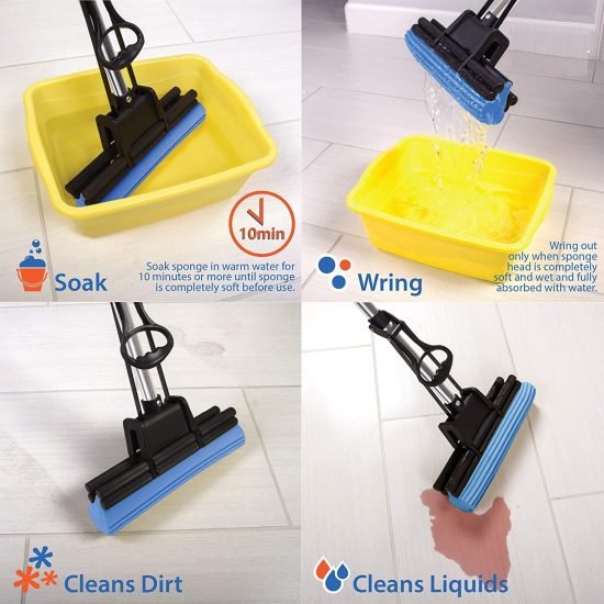 Squeeze Mop Sponge Mop Cleaning Accessories