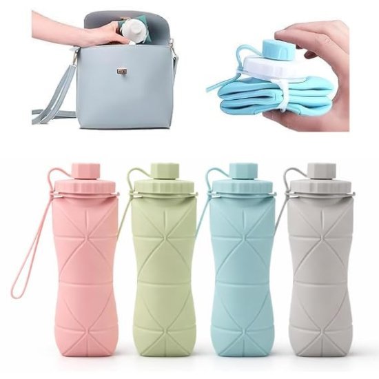 Folding Silicone Water Bottle 