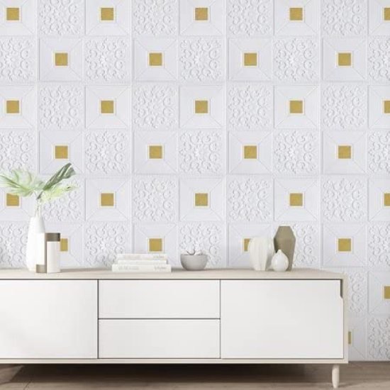 Golden tikdi  3D Brick Foam Wallpaper Home Improvement