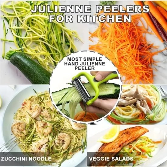 Green 3 in 1 Blade Peeler Kitchenware