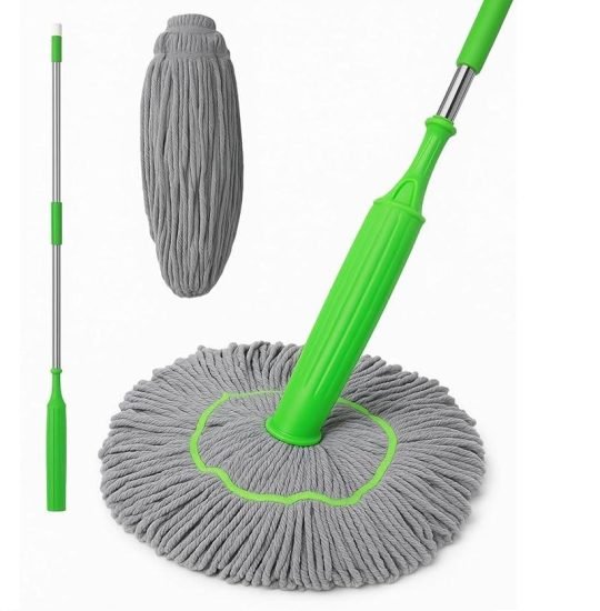 Green Microfiber Twist Mop Squeeze 