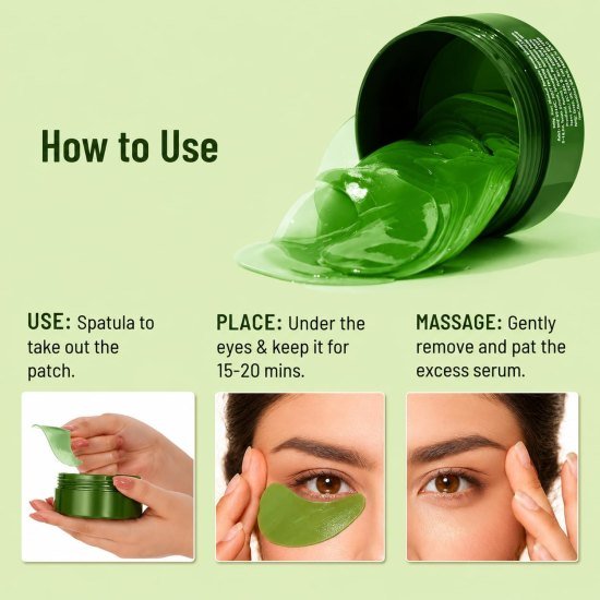 Green Under Eye Patches Personal Care
