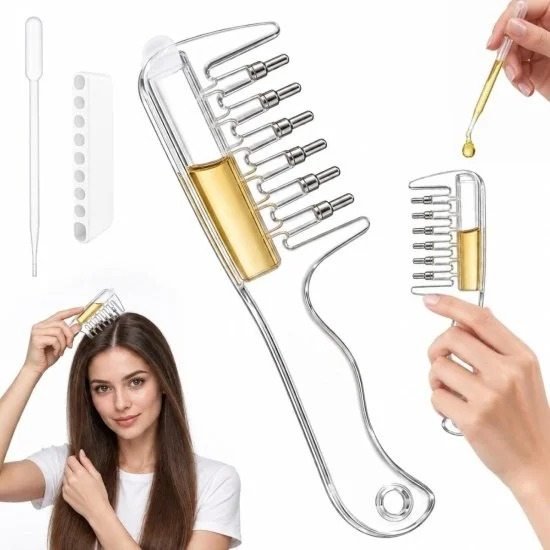 Hair Oil Applicator Comb 