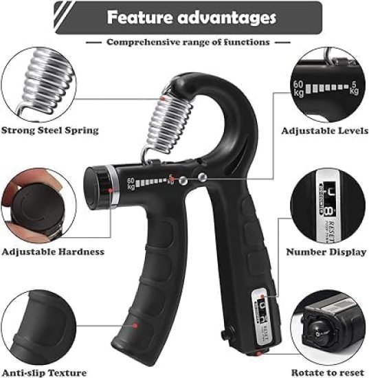 Hand Grip With Counter Gym accessories
